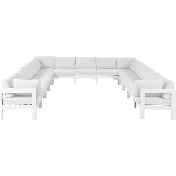 Meridian Outdoor Seating Sectionals 375White-Sec13A IMAGE 1