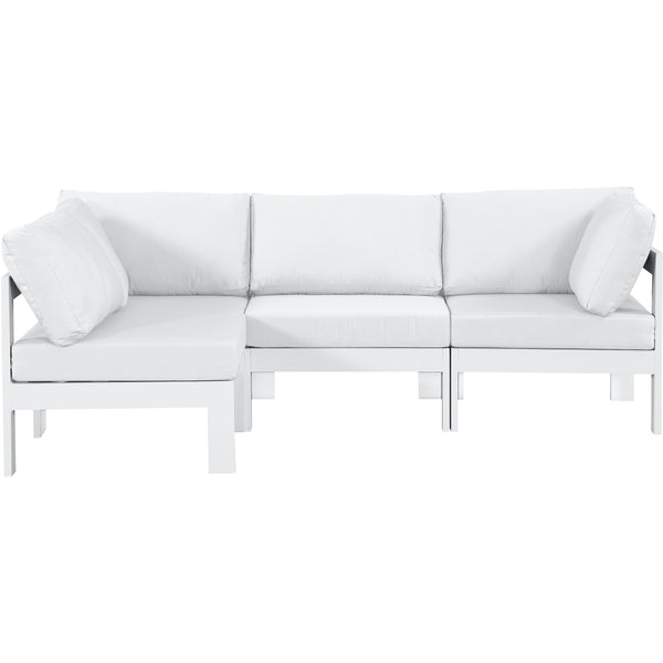 Meridian Outdoor Seating Sectionals 375White-Sec4A IMAGE 1
