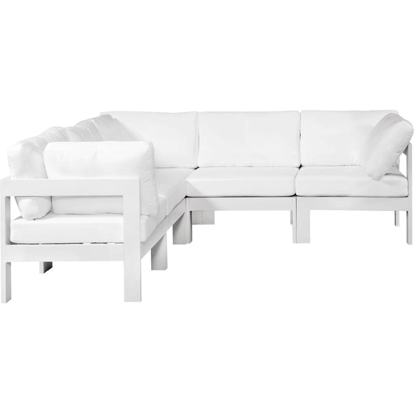 Meridian Outdoor Seating Sectionals 375White-Sec5B IMAGE 1