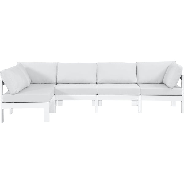 Meridian Outdoor Seating Sectionals 375White-Sec5C IMAGE 1