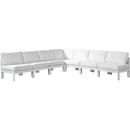 Meridian Outdoor Seating Sectionals 375White-Sec7A IMAGE 1