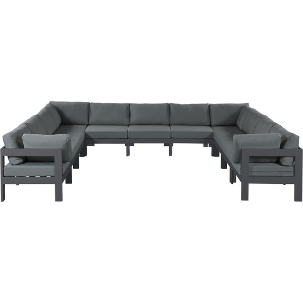 Meridian Outdoor Seating Sectionals 376Grey-Sec11A IMAGE 1