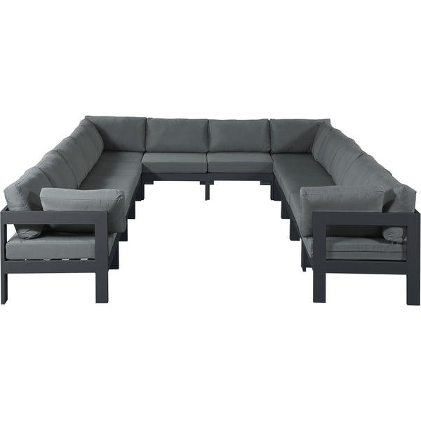 Meridian Outdoor Seating Sectionals 376Grey-Sec12A IMAGE 1