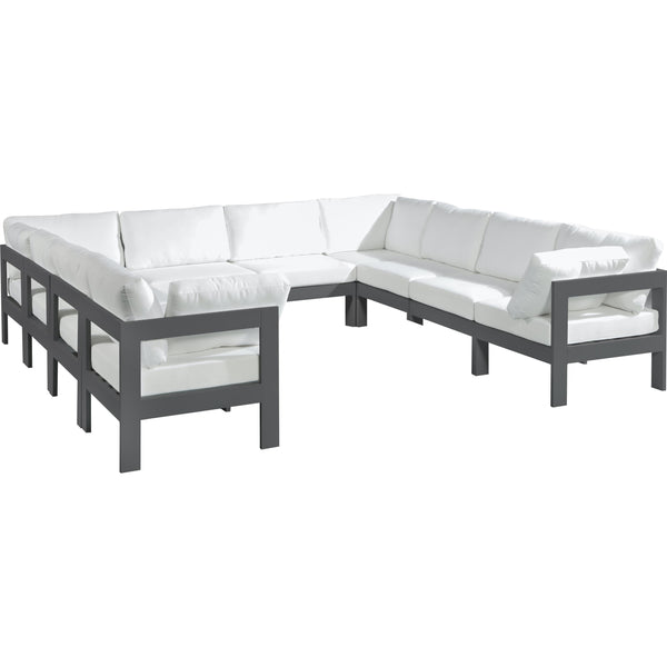 Meridian Outdoor Seating Sectionals 376White-Sec10B IMAGE 1