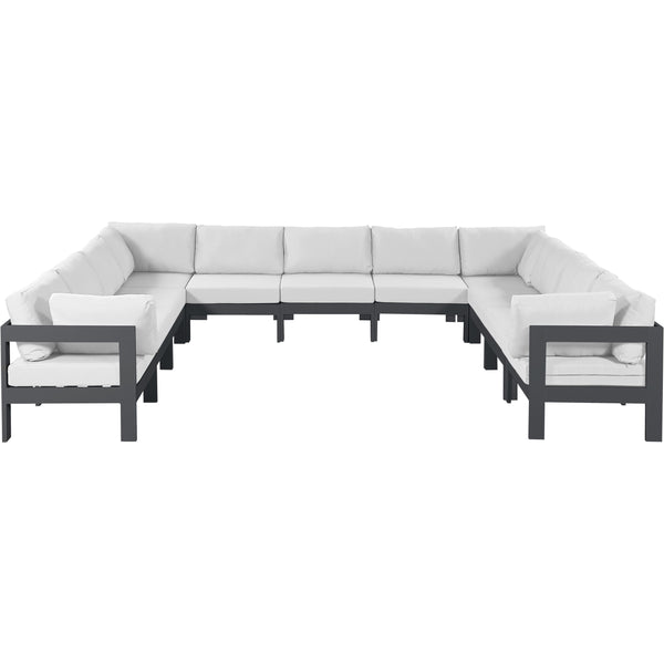 Meridian Outdoor Seating Sectionals 376White-Sec11A IMAGE 1