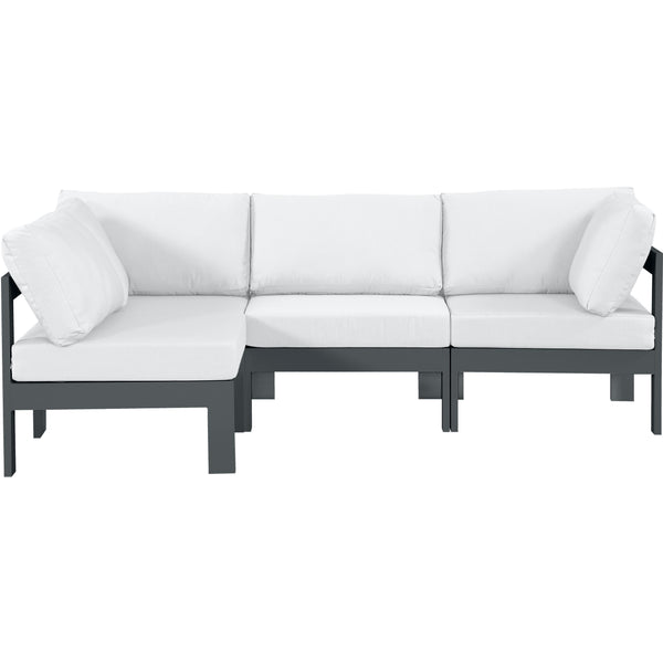 Meridian Outdoor Seating Sectionals 376White-Sec4A IMAGE 1