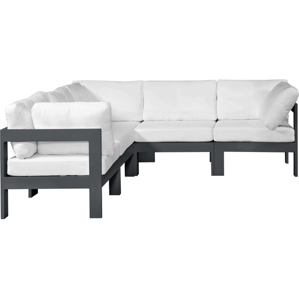 Meridian Outdoor Seating Sectionals 376White-Sec5B IMAGE 1
