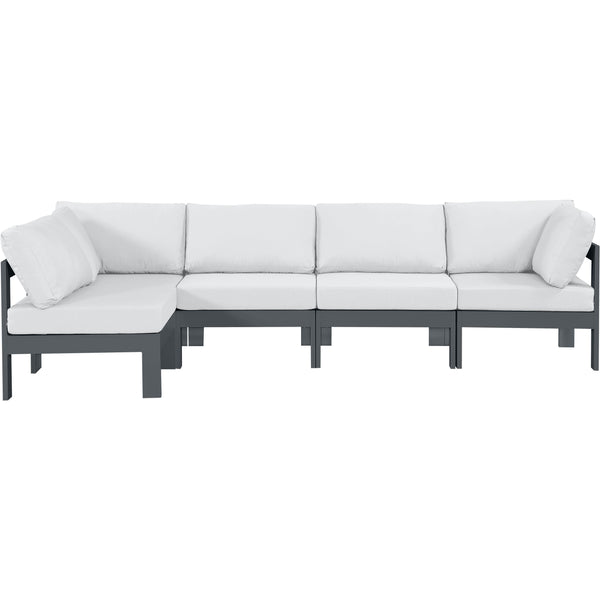 Meridian Outdoor Seating Sectionals 376White-Sec5C IMAGE 1