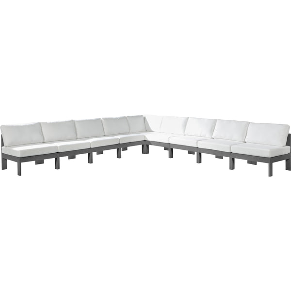 Meridian Outdoor Seating Sectionals 376White-Sec9A IMAGE 1