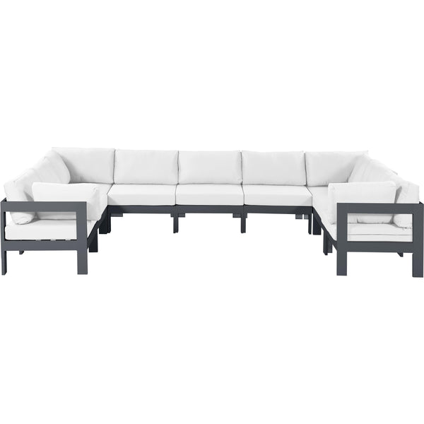 Meridian Outdoor Seating Sectionals 376White-Sec9C IMAGE 1