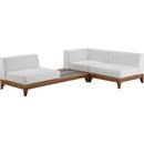 Meridian Outdoor Seating Sectionals 389White-Sec3B IMAGE 1