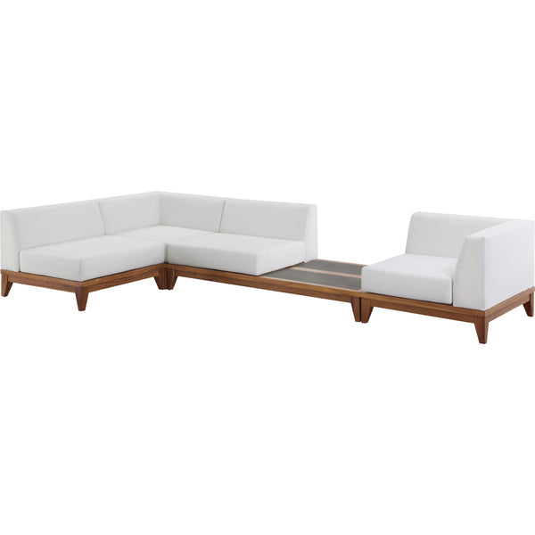Meridian Outdoor Seating Sectionals 389White-Sec4C IMAGE 1