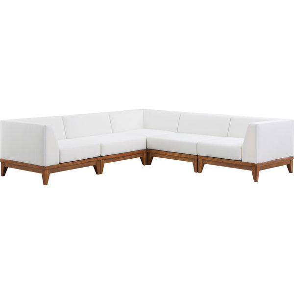 Meridian Outdoor Seating Sectionals 389White-Sec5C IMAGE 1