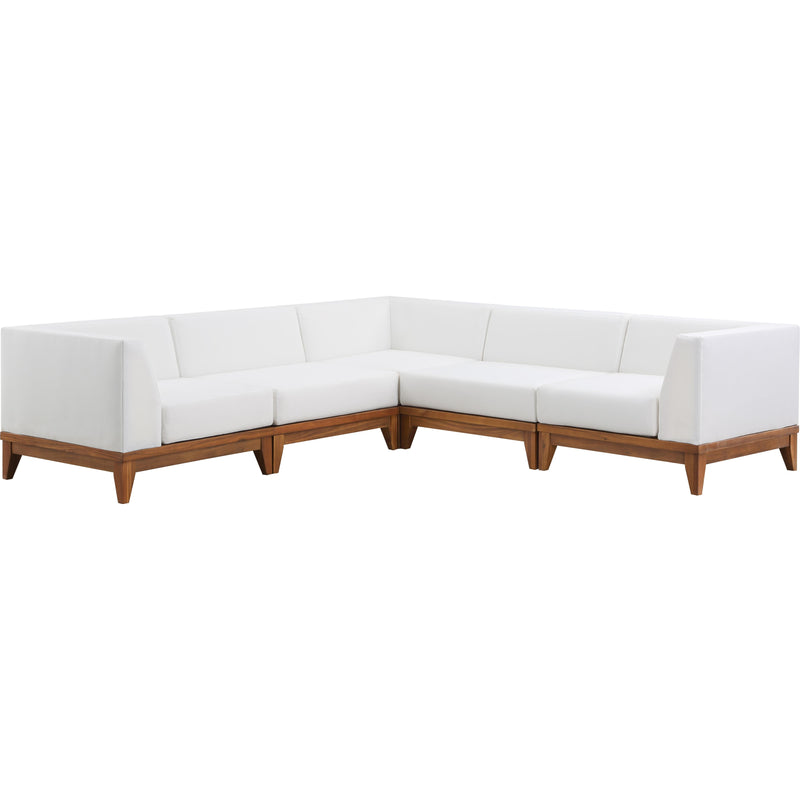 Meridian Outdoor Seating Sectionals 389White-Sec5C IMAGE 1