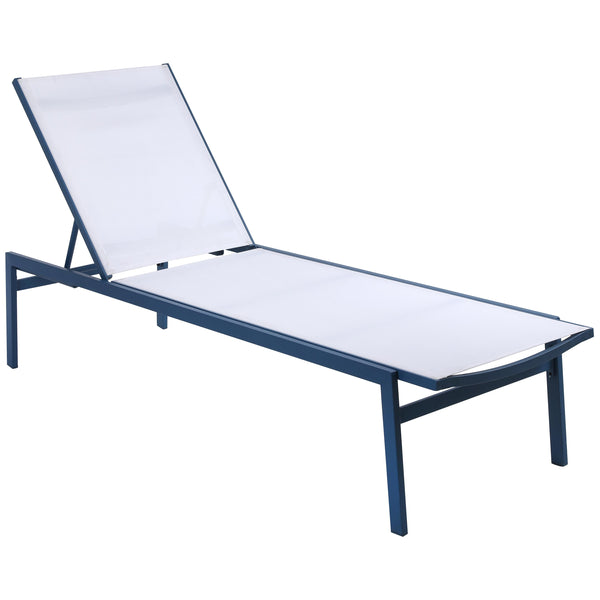 Meridian Outdoor Seating Lounge Chairs 397White IMAGE 1