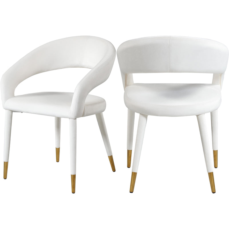 Meridian Destiny Dining Chair 537Cream-C IMAGE 1
