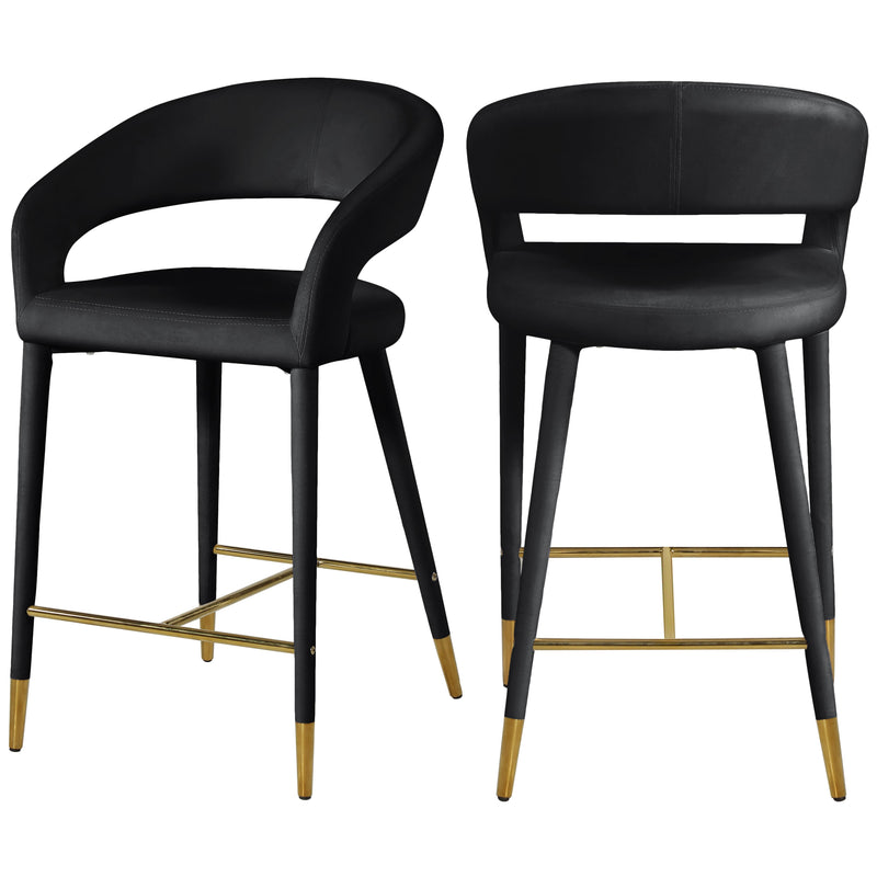 Meridian Destiny Counter Height Stool 540Black-C IMAGE 1