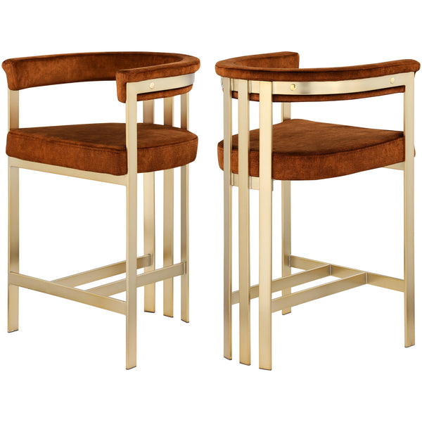 Meridian Marcello Stool 596Cognac-C IMAGE 1