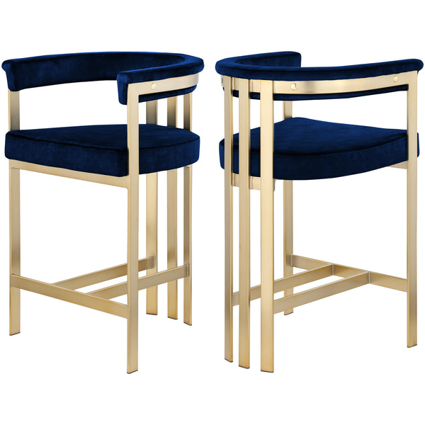 Meridian Marcello Stool 596Navy-C IMAGE 1