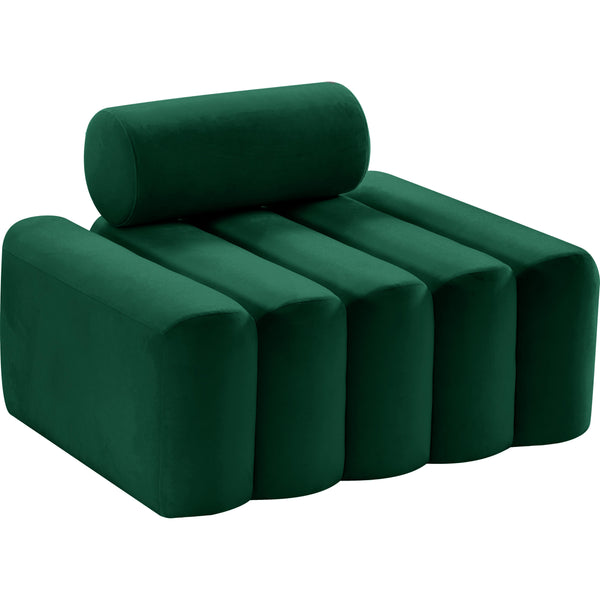 Meridian Melody Stationary Fabric Chair 647Green-C IMAGE 1