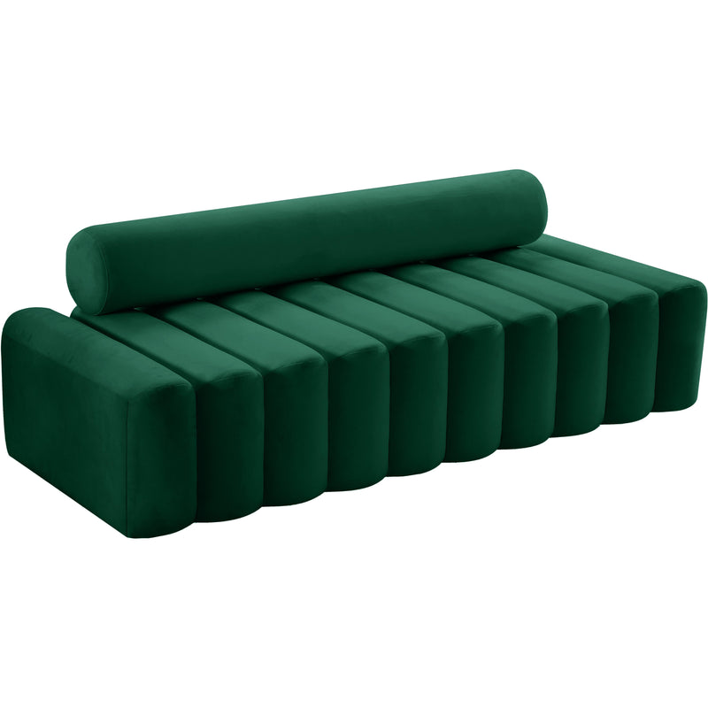 Meridian Melody Stationary Fabric Sofa 647Green-S IMAGE 1