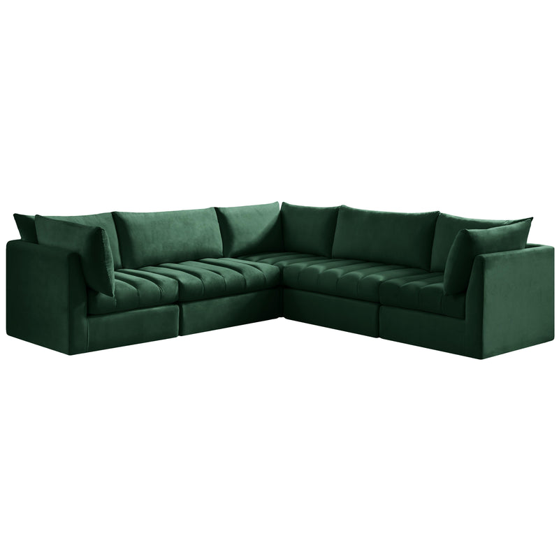 Meridian Jacob Fabric Sectional 649Green-Sec5C IMAGE 1