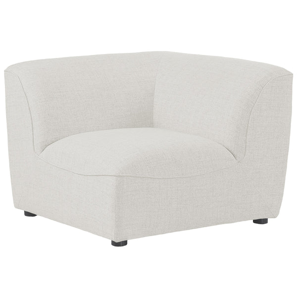 Meridian Miramar Stationary Fabric Chair 683Cream-Corner IMAGE 1
