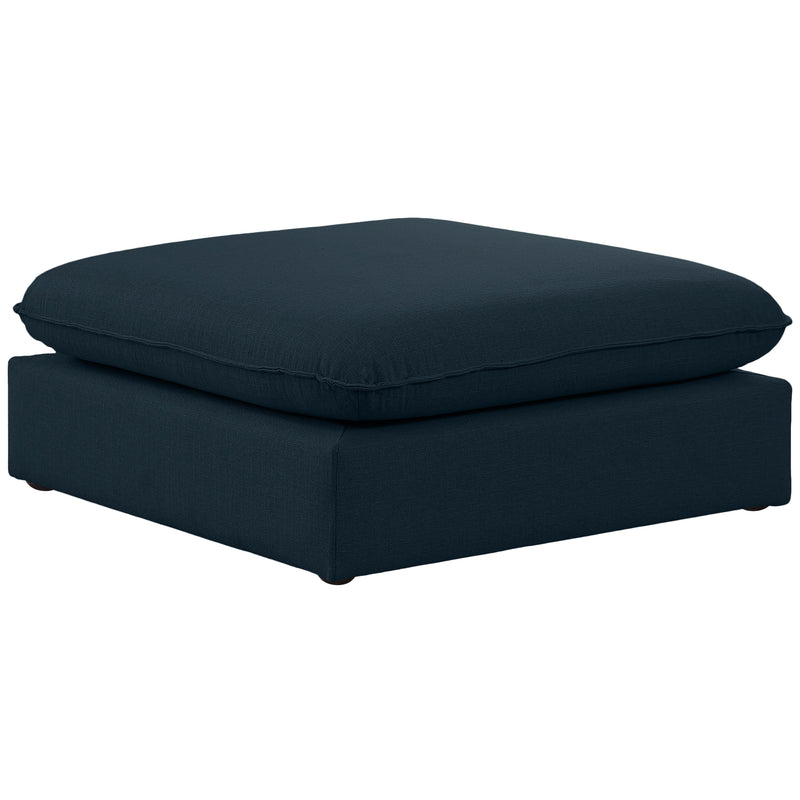 Meridian Mackenzie Fabric Ottoman 688Navy-Ott IMAGE 1