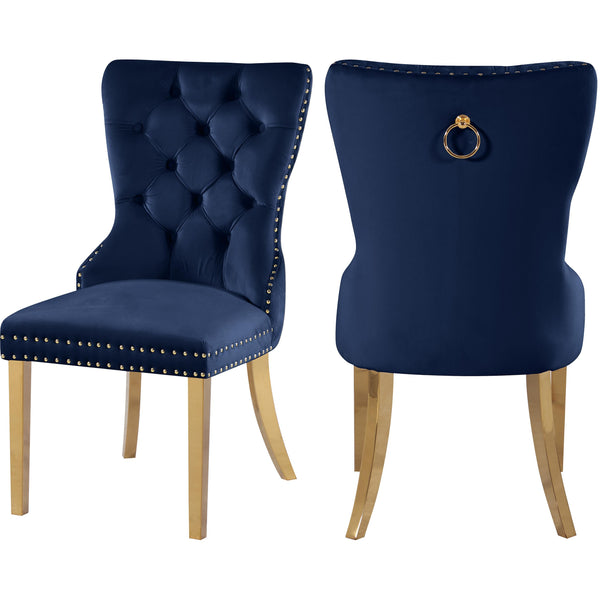 Meridian Carmen Dining Chair 812Navy-C IMAGE 1