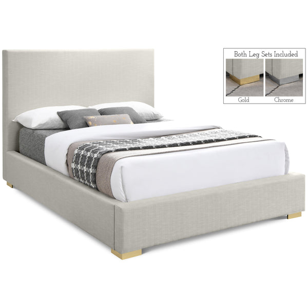 Meridian Crosby Queen Panel Bed CrosbyBeige-Q IMAGE 1