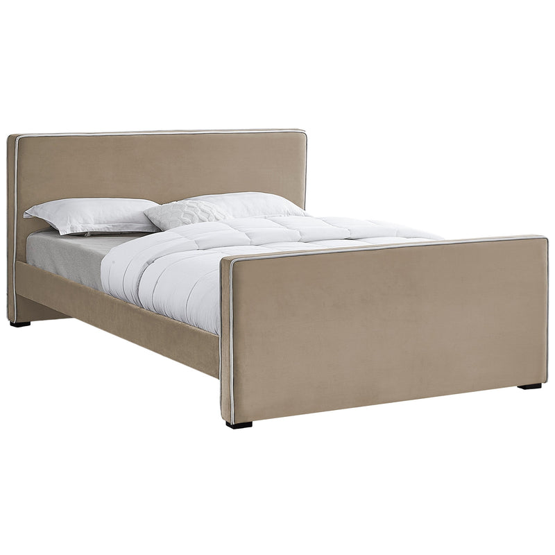 Meridian Dillard Full Panel Bed DillardBeige-F IMAGE 1