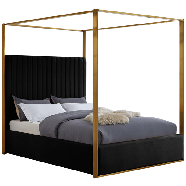 Meridian Jones King Canopy Bed JonesBlack-K IMAGE 1