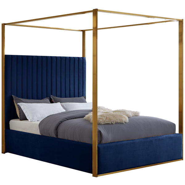 Meridian Jones King Canopy Bed JonesNavy-K IMAGE 1
