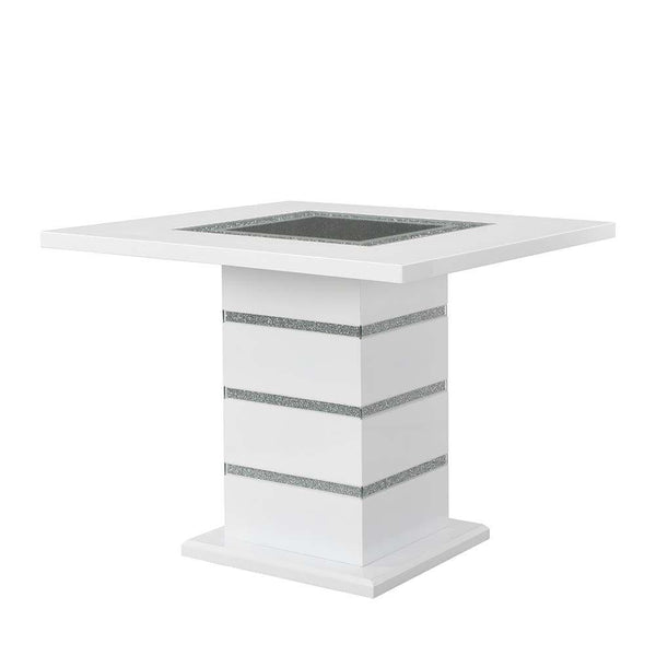 Acme Furniture Elizaveta Dining Table with Pedestal Base DN00817 IMAGE 1