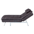 Acme Furniture Padilla Leather Look Chaise LV00825 IMAGE 4