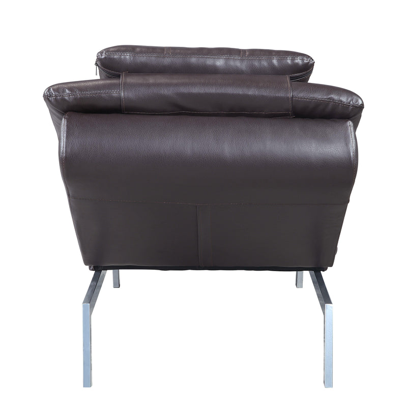 Acme Furniture Padilla Leather Look Chaise LV00825 IMAGE 5