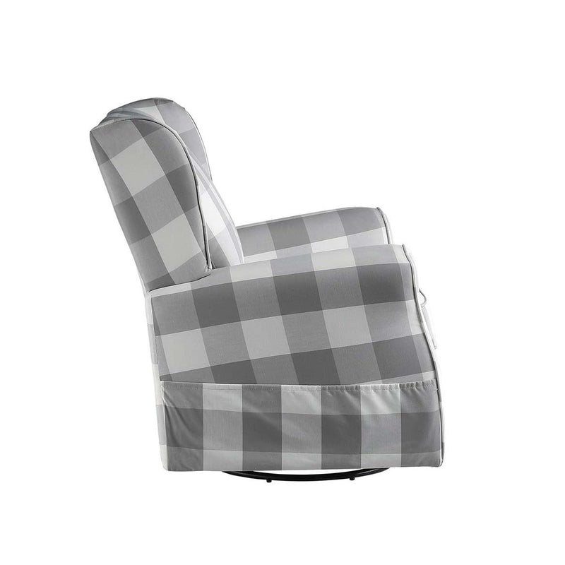 Acme Furniture Patli Swivel Fabric Chair LV00922 IMAGE 4