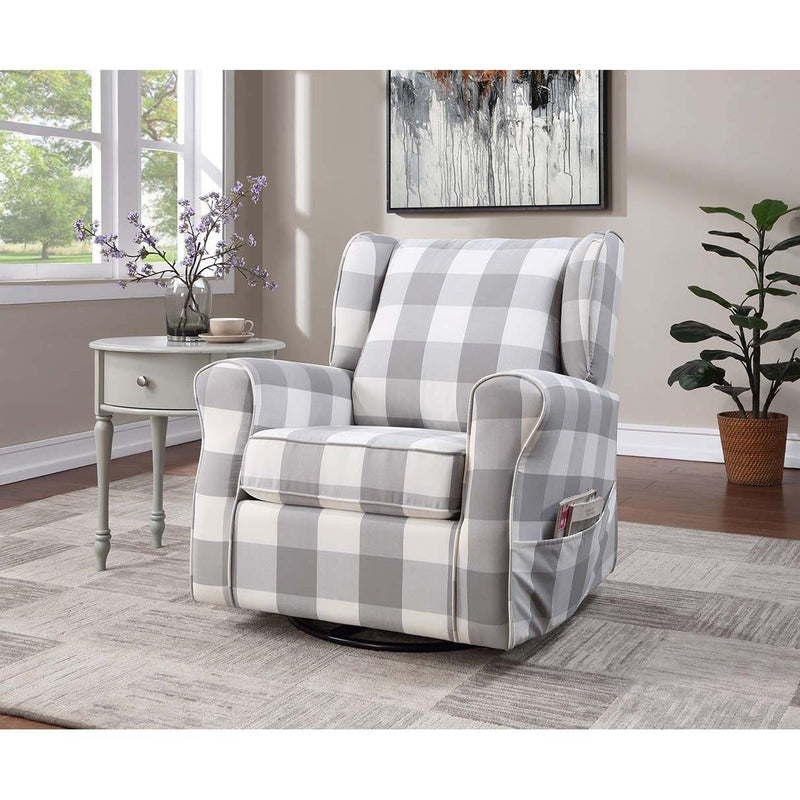 Acme Furniture Patli Swivel Fabric Chair LV00922 IMAGE 5