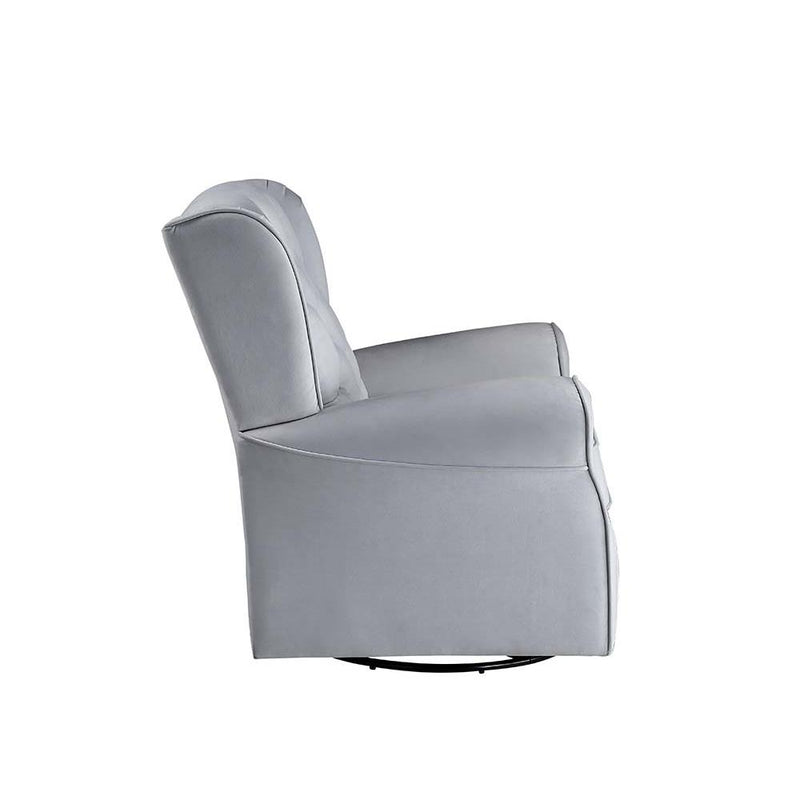 Acme Furniture Zeger Swivel Fabric Chair LV00924 IMAGE 4