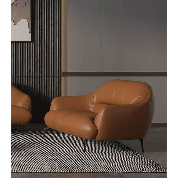 Acme Furniture Leonia Stationary Leather Loveseat LV00938 IMAGE 1