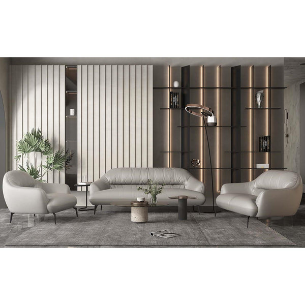 Acme Furniture Leonia Stationary Leather Chair LV00942 IMAGE 1