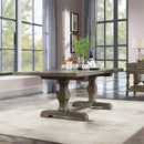 Acme Furniture Landon Dining Table with Trestle Base DN00950 IMAGE 1