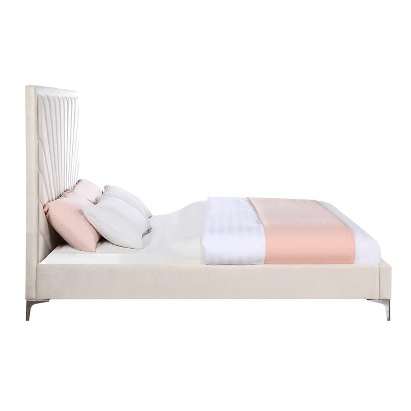 Acme Furniture Faiz Queen Upholstered Panel Bed BD00957Q IMAGE 4