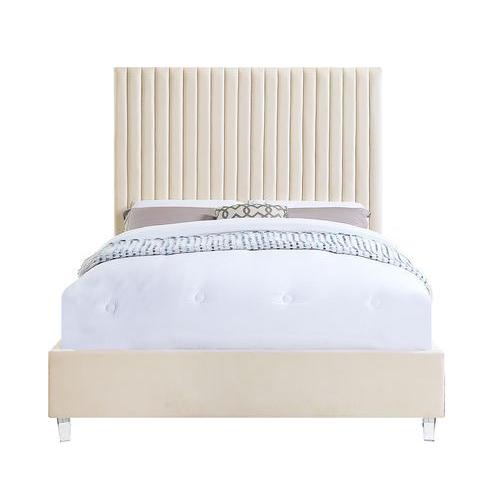 Acme Furniture Edzia King Upholstered Panel Bed BD00962EK IMAGE 2