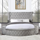 Acme Furniture Gaiva King Upholstered Panel Bed BD00966EK IMAGE 1