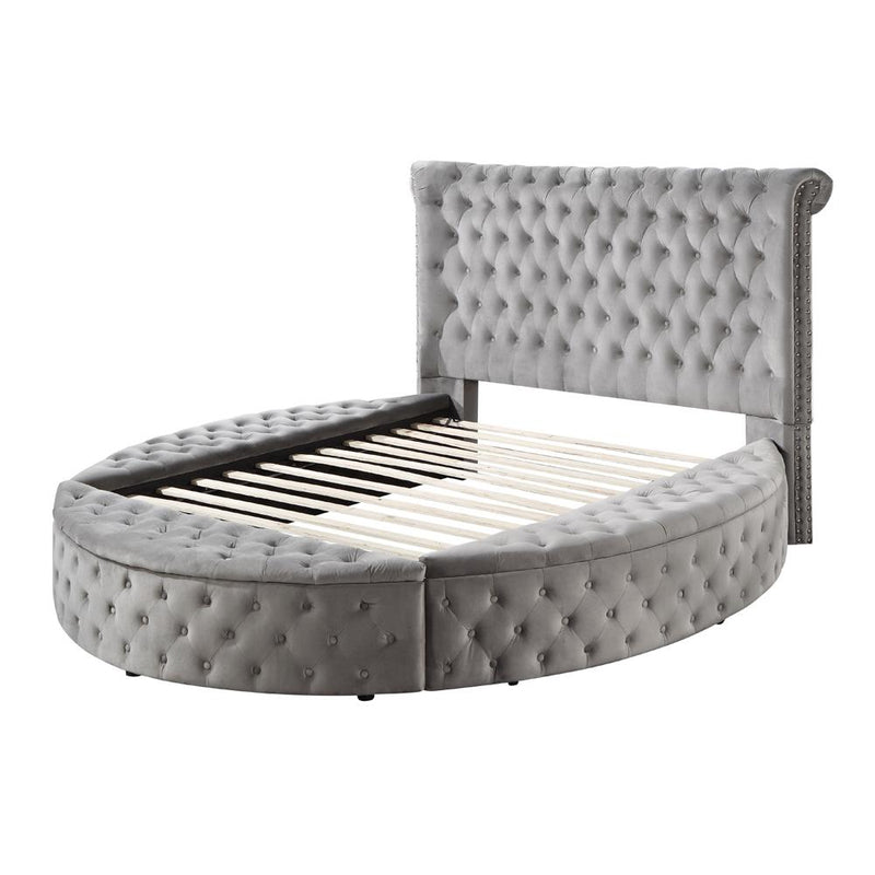 Acme Furniture Gaiva Queen Upholstered Panel Bed BD00967Q IMAGE 2