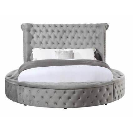 Acme Furniture Gaiva Queen Upholstered Panel Bed BD00967Q IMAGE 2