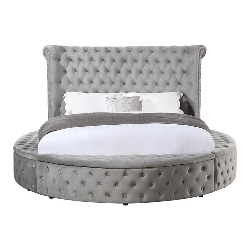 Acme Furniture Gaiva Queen Upholstered Panel Bed BD00967Q IMAGE 3