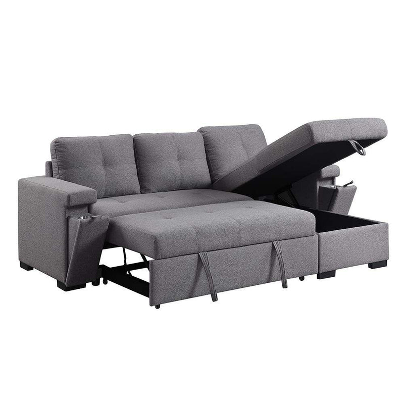 Acme Furniture Jacop Fabric Sectional LV00969 IMAGE 5