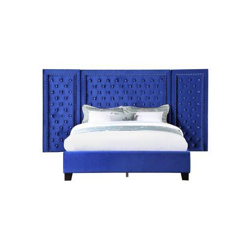 Acme Furniture Damazy King Upholstered Panel Bed BD00972EK IMAGE 2